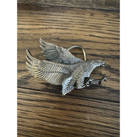 Chicago Buckles Other - Vintage 1979 Landing Eagle American Chicago Buckles USA Belt Buckle